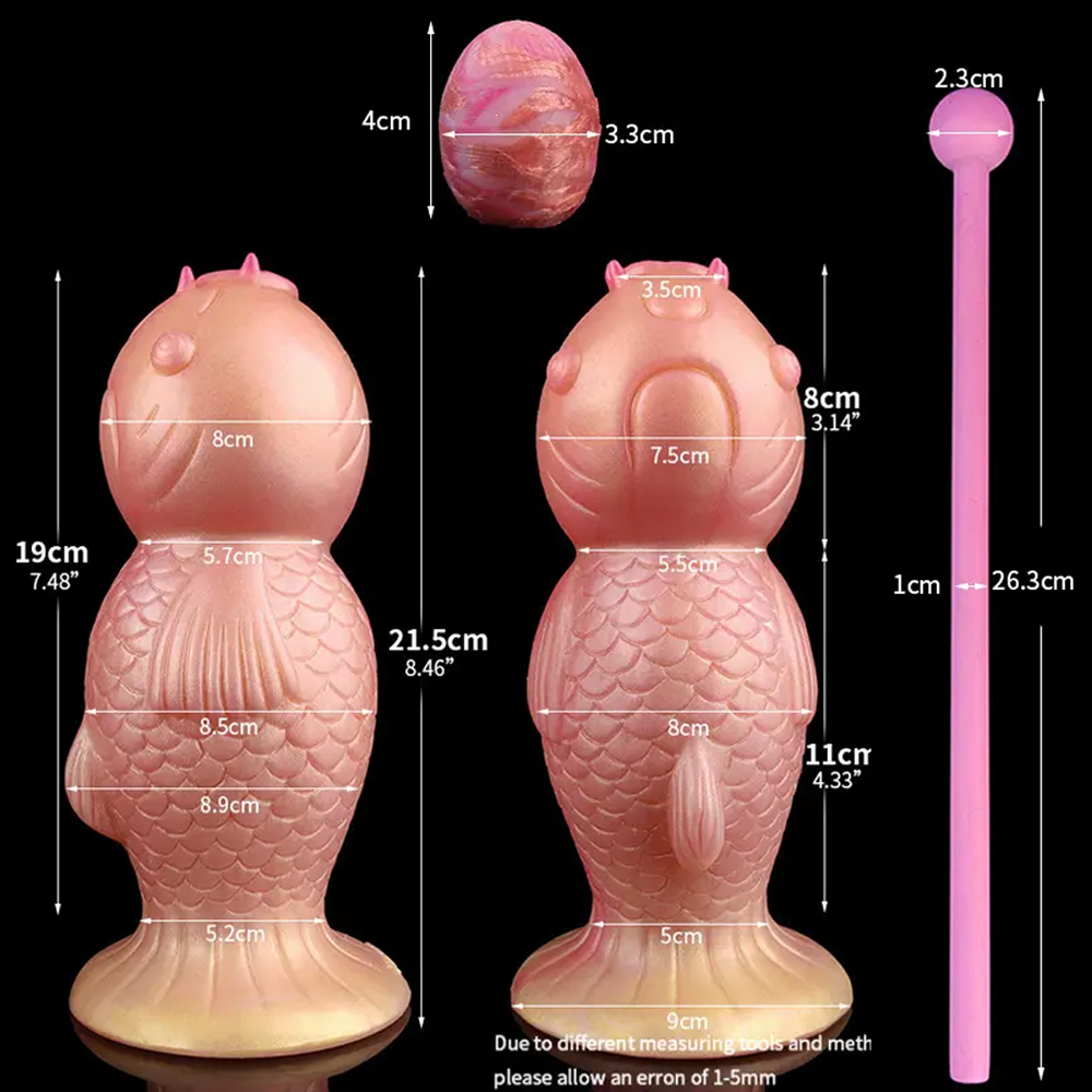 Alien-Fisch-Eierlege-Dildo
