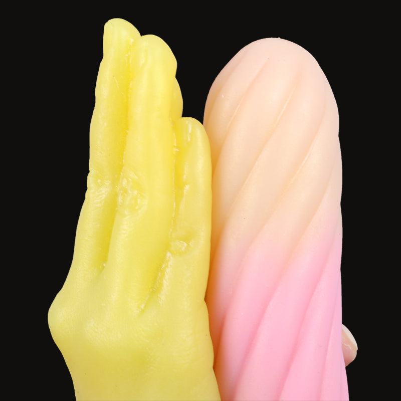 Hand- & Spiral-Duo-Dildo