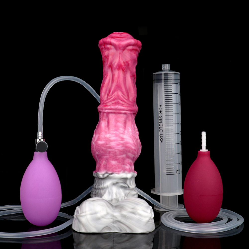 Aufblasbarer Spritzender Hengst-Dildo