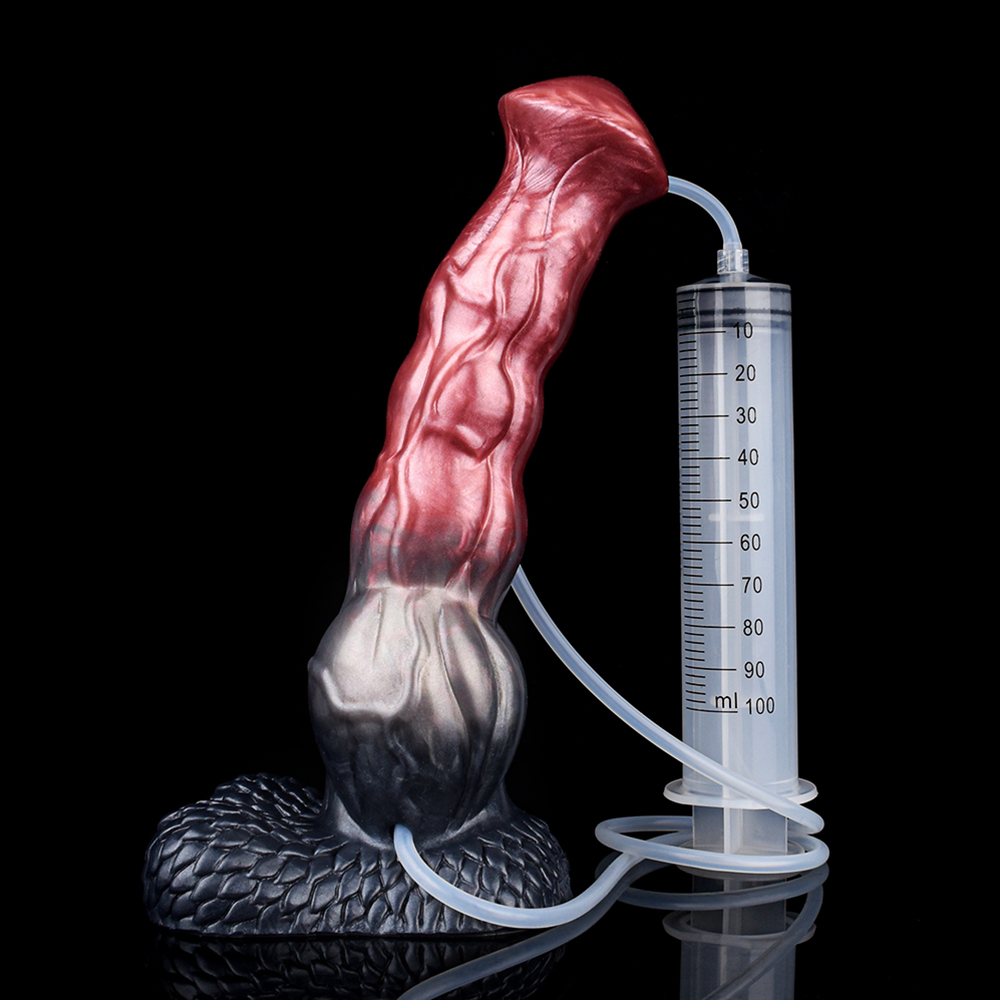 Spritzender Vollblut-Hengst-Dildo