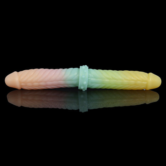 Gerippter Duo-Dildo