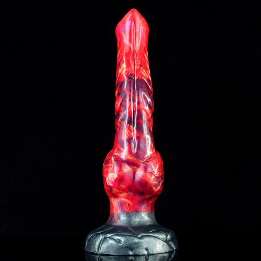 Gerippter Hunde-Dildo