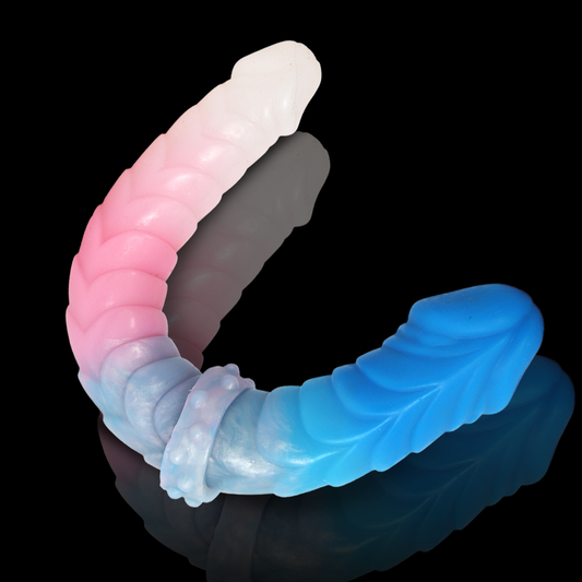 Gerippter Duo-Dildo
