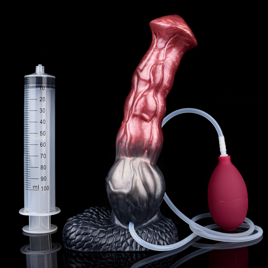 Spritzender Vollblut-Hengst-Dildo